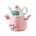 Laviva rosa Kettele and Tea Pot Set