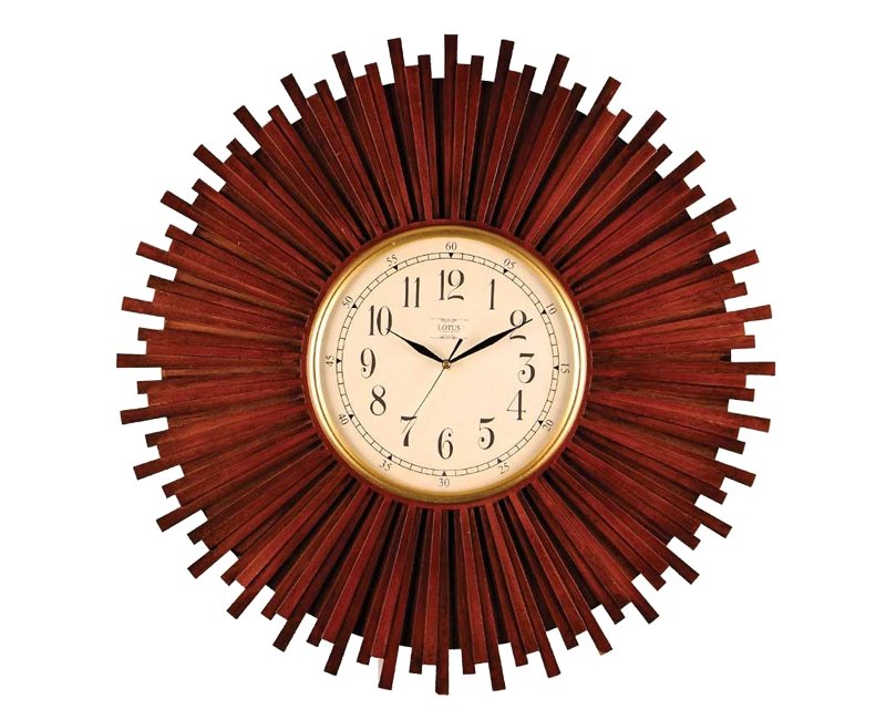 ساعت دیواری چوبی لوتوس مدل BR6900